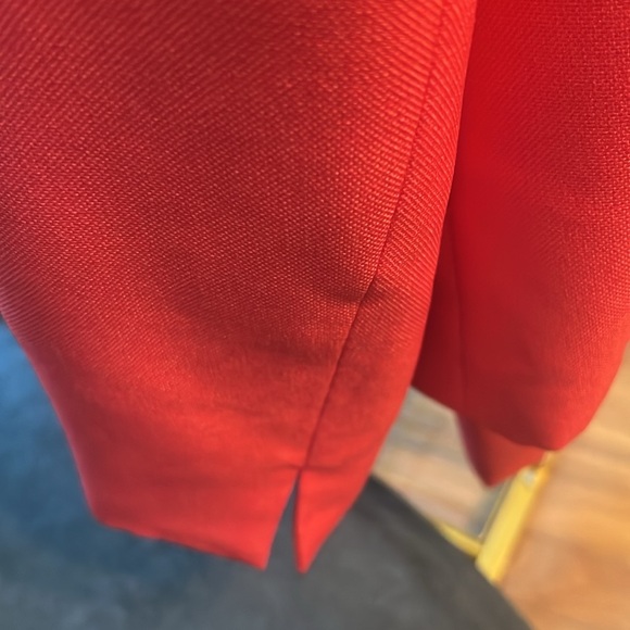 Evan Picone suit, coral color with scarf, size 12, EUC, jacket/pencil skirt - Picture 8 of 14